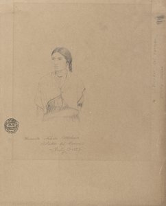 Portrait of Bolivian Girl - Senorita Filetta Molina Bolador del Carmen, Colombia